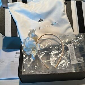 Lele Sadoughi NWT Ivory Blair Orchid Headband